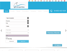 Tablet Screenshot of ighproperties.com